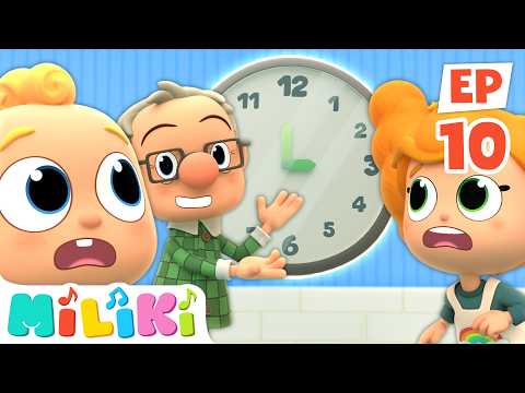 ¿Qué hora es? | EP10 | Canción para decir la Hora con Miliki Jr! | Miliki Family
