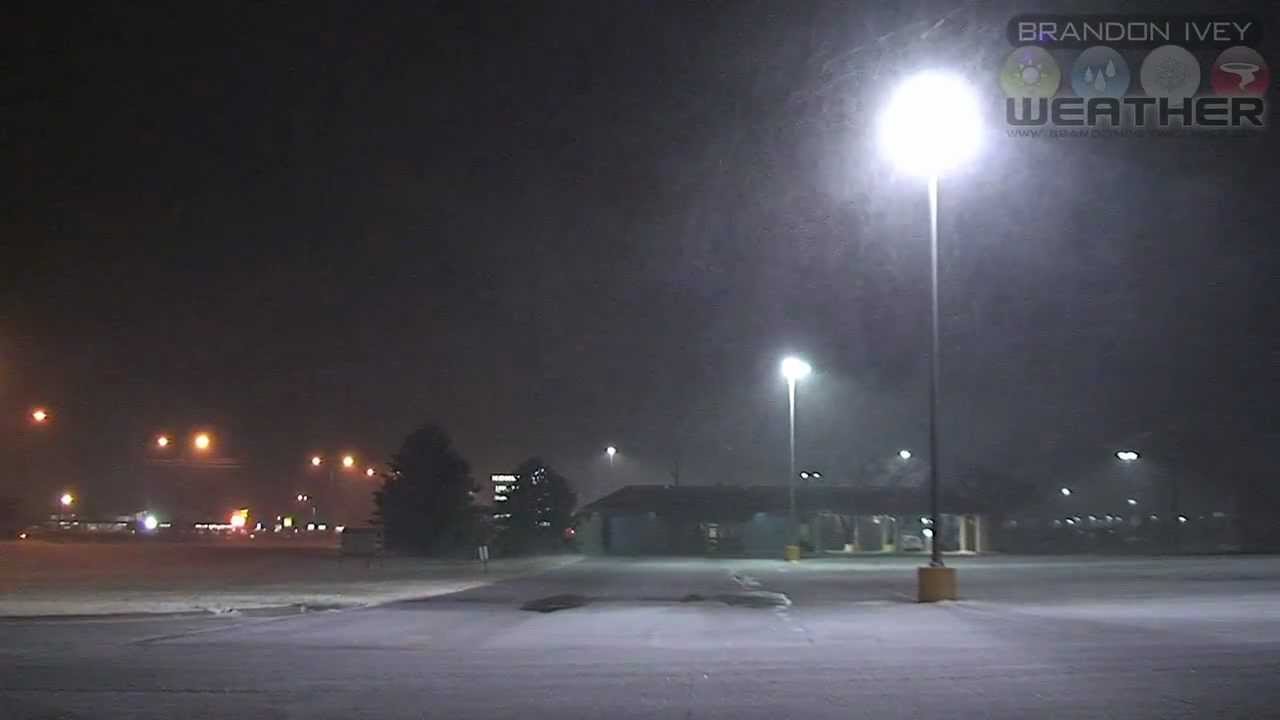 December 20th, 2012 Salina, Kansas Snow YouTube