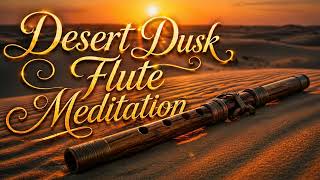 Desert Dusk Flute Meditation 🏜️ Warm Sandstorm Ambience & Tribal Melodies for Grounding
