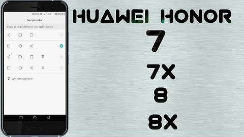 How to change navigation bar style on huawei  honor phones
