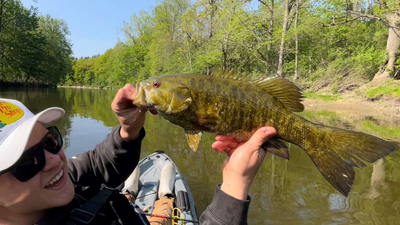 Topwater Smallmouth In The Kayak! NICE Blowups! YouTube