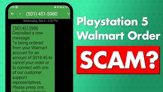 Walmart Playstation 5 Order Scam Calls Exposed!