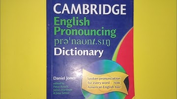 English Pronunciation Dictionary | Cambridge Book Review | Learn English