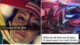 Tik Tok star Ali Dulin aka Ali Spice, 21, passes away in car crash #Alidulin