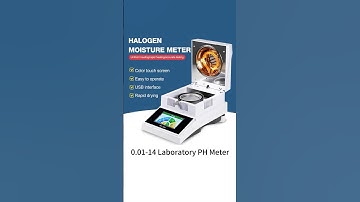 BS013 14 Halogen Moisture Meter Lab 100g/0.001g Grain Moisture Analyzer  #lab#moisturetesting