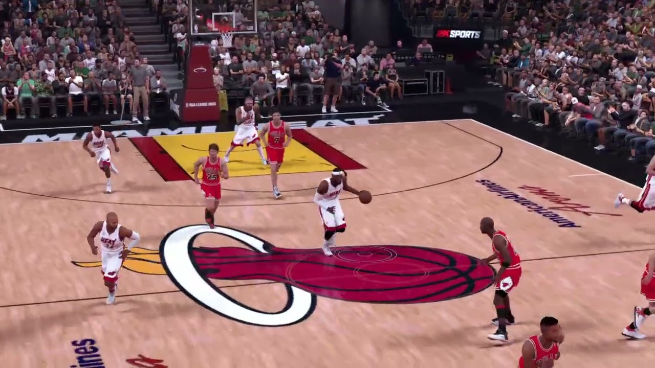 '96 Bulls run seamless play, but Heat comes up with stop