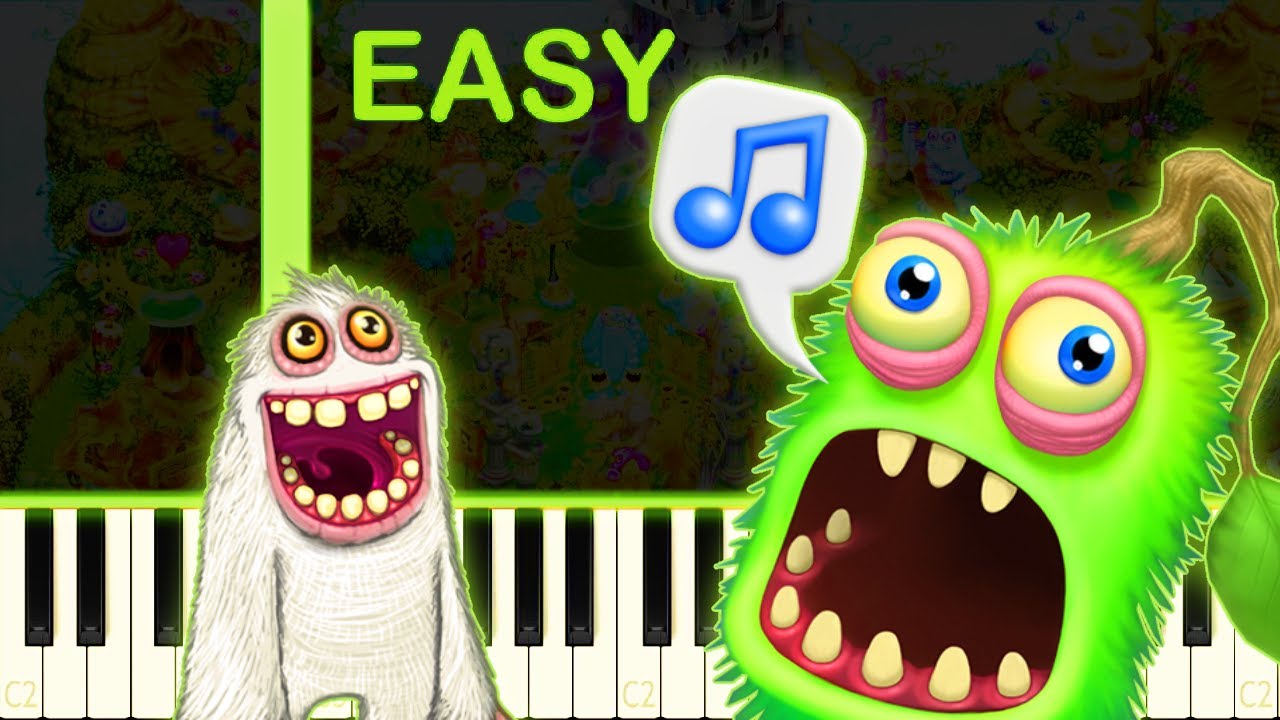 MY SINGING MONSTERS - EASY Piano Tutorial - YouTube