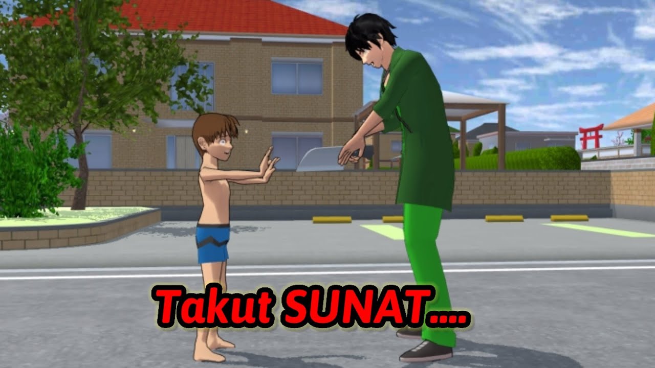 Apa? Ka Yuta Takut Banget Di SUNAT Mio Panik Lihat Ka Yuta 😱🤣 | Sakura School Simulator