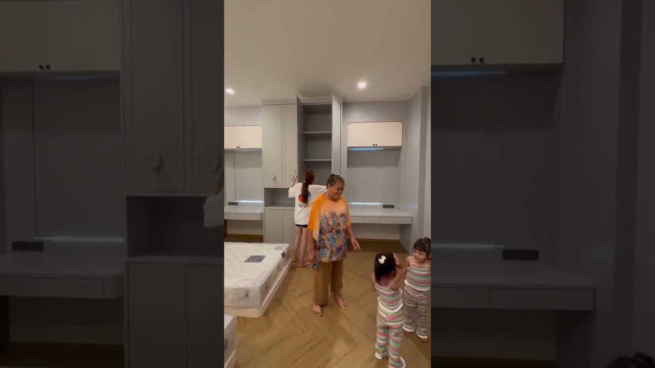 น้องพลอยตื่นเต้นมาก ห้องนอนใหม่ของนาง #น้องเพชรน้องพลอย