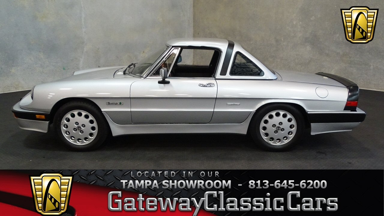 1986 Alfa Romeo Spider Veloce 2 0l L4 Mpi Dohc 5 Speed