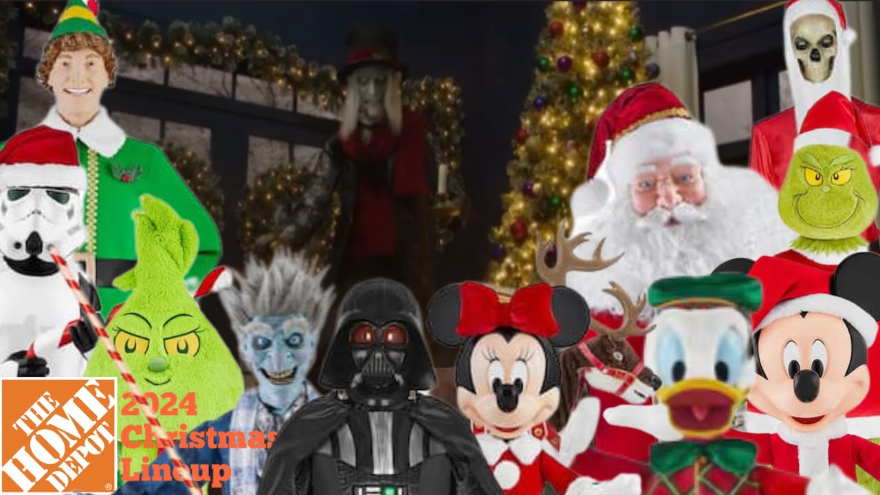 (OUTDATED) ALL Home Depot Christmas 2024 Animatronic videos!