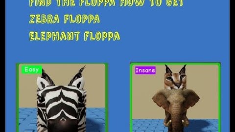 How to get elephant floppa and zebra floppa | find the floppa morphs