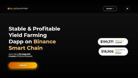 BUSDMatrix Multiply your BUSD with Yield Farming