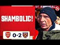 SHAMBOLIC!!! (Lee Judges) | Arsenal 0-2 West Ham image