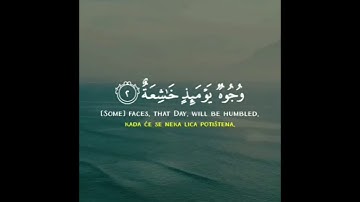 سورة الغاشية - القارئ إدريس أبكر |  Surah Al-Ghashiyah - Idris Abkar  (Arabic, English, and Bosnian)