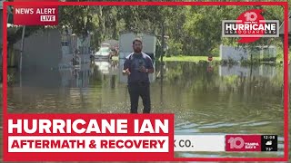 Mobile home village outside the Peace River seeing major flooding from Hurricane Ian