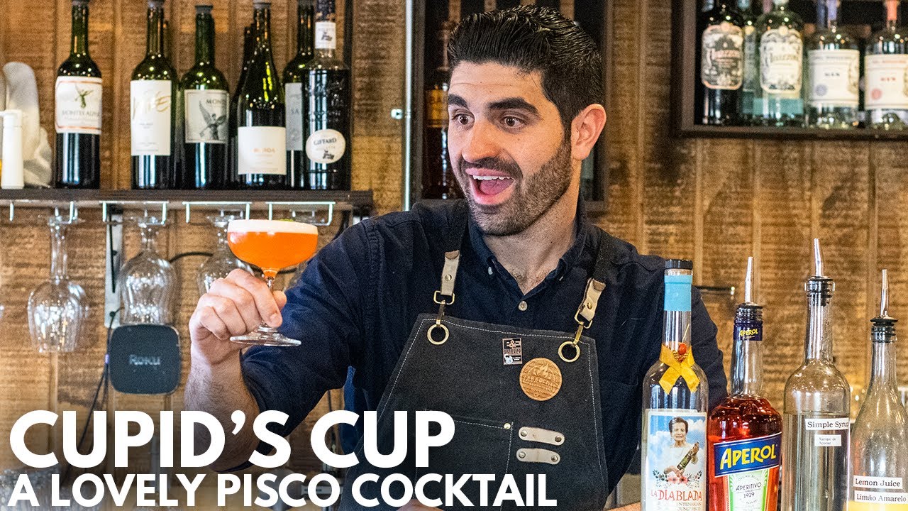 Cupid's Cup | A LOVELY Pisco Cocktail