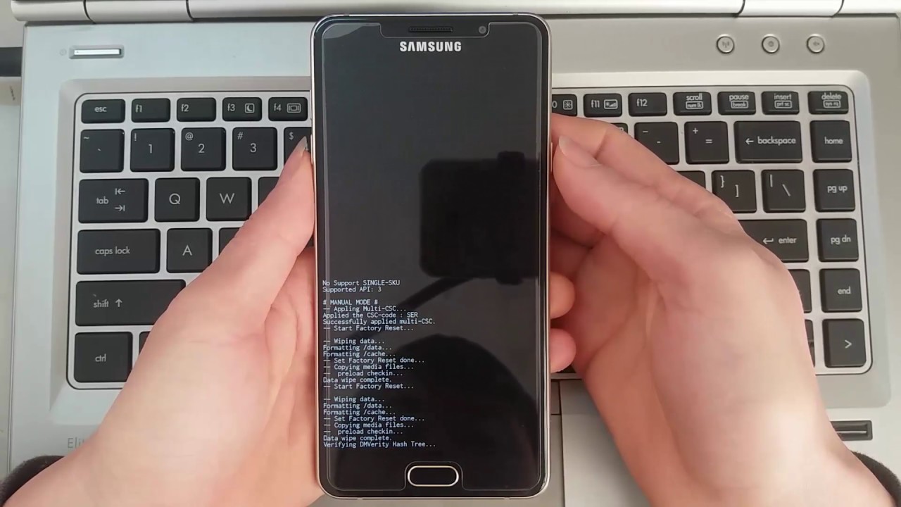 Hard reset Samsung Galaxy A7 2016  A710F to remove screen lock.