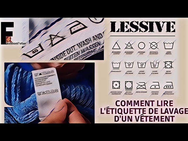 Étiquettes pour vêtements, résistantes aux lavages et au sèche