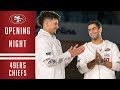 49ers & Chiefs Captains Take Center Stage at Super Bowl Opening Night