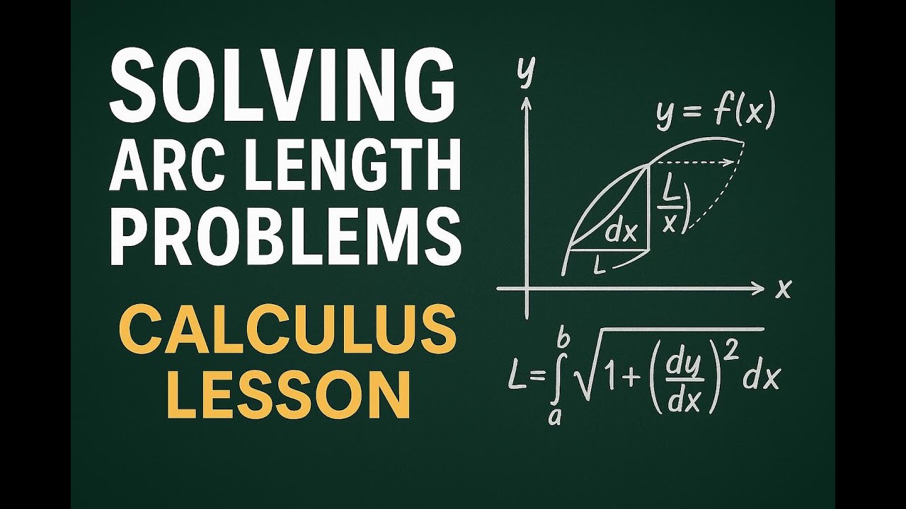 Solving Arc Length Problems: Calculus Techniques Explained - YouTube