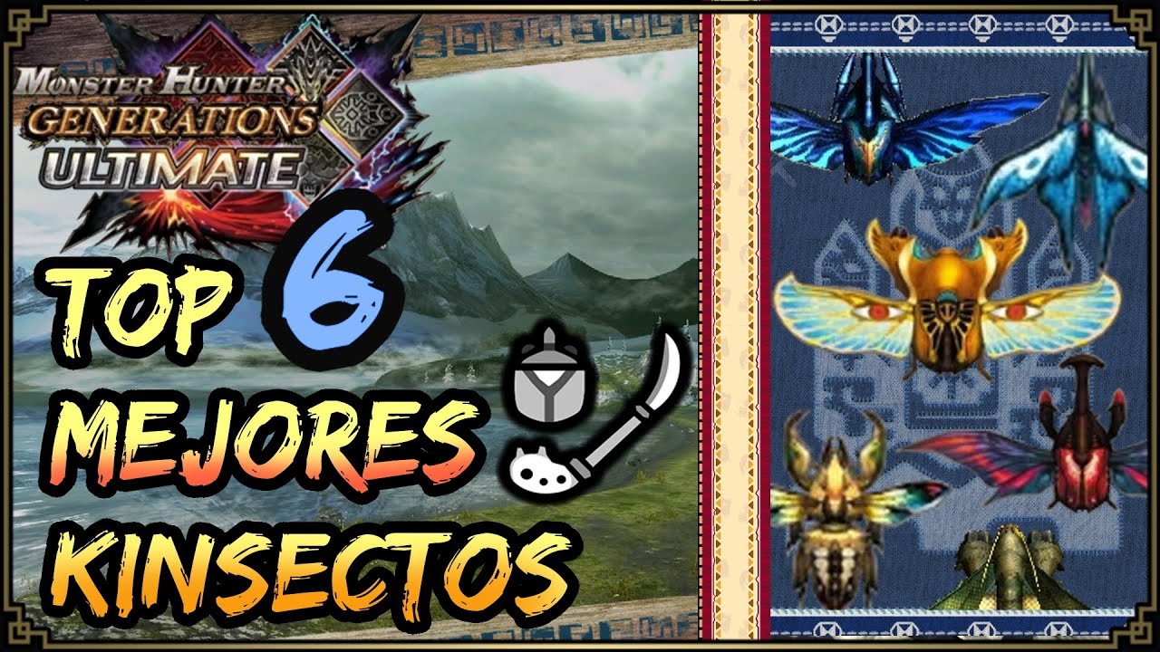 【MHGU】 Glaive Insecto | Top 6 Mejores Kinsectos