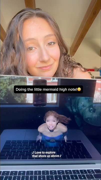 Trying the Little Mermaid high note! Follow for more✨#singer #vocals #highnotes #challenge