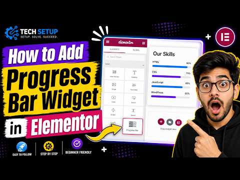 How to Add a Progress Bar in Elementor