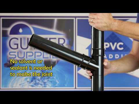 FloPlast's Downpipe Branch: RY1 & RYS1 | Product Showcase