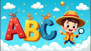 ABC Detective Song 🔍 | Learn Alphabet A to Z for Kids | Fun Educational Cartoon
