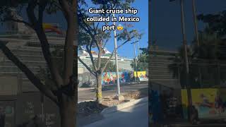 Collision Near Port Of Cruise Ship