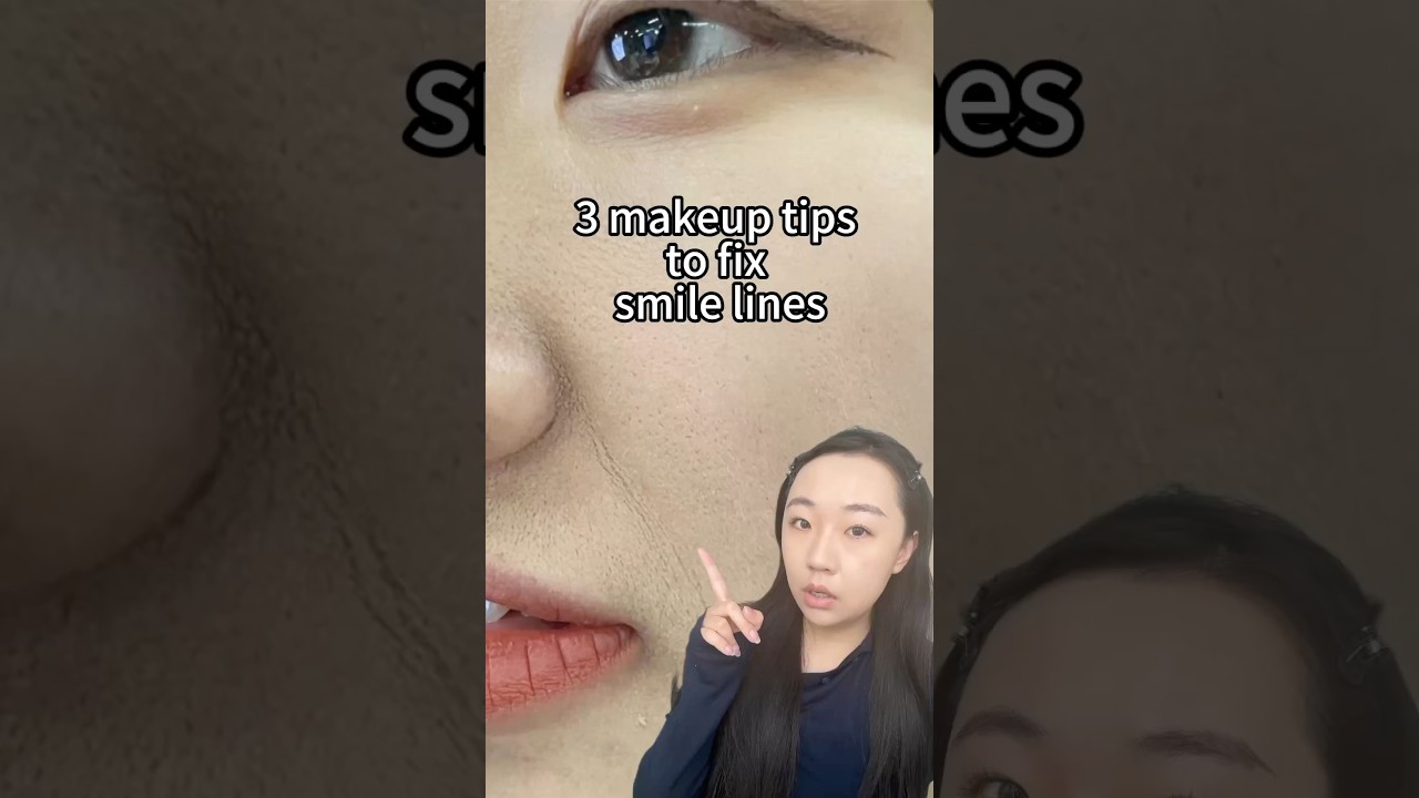 3 совета по макияжу, которые помогут исправить морщины от улыбки 💗 посмотри, как это работает 