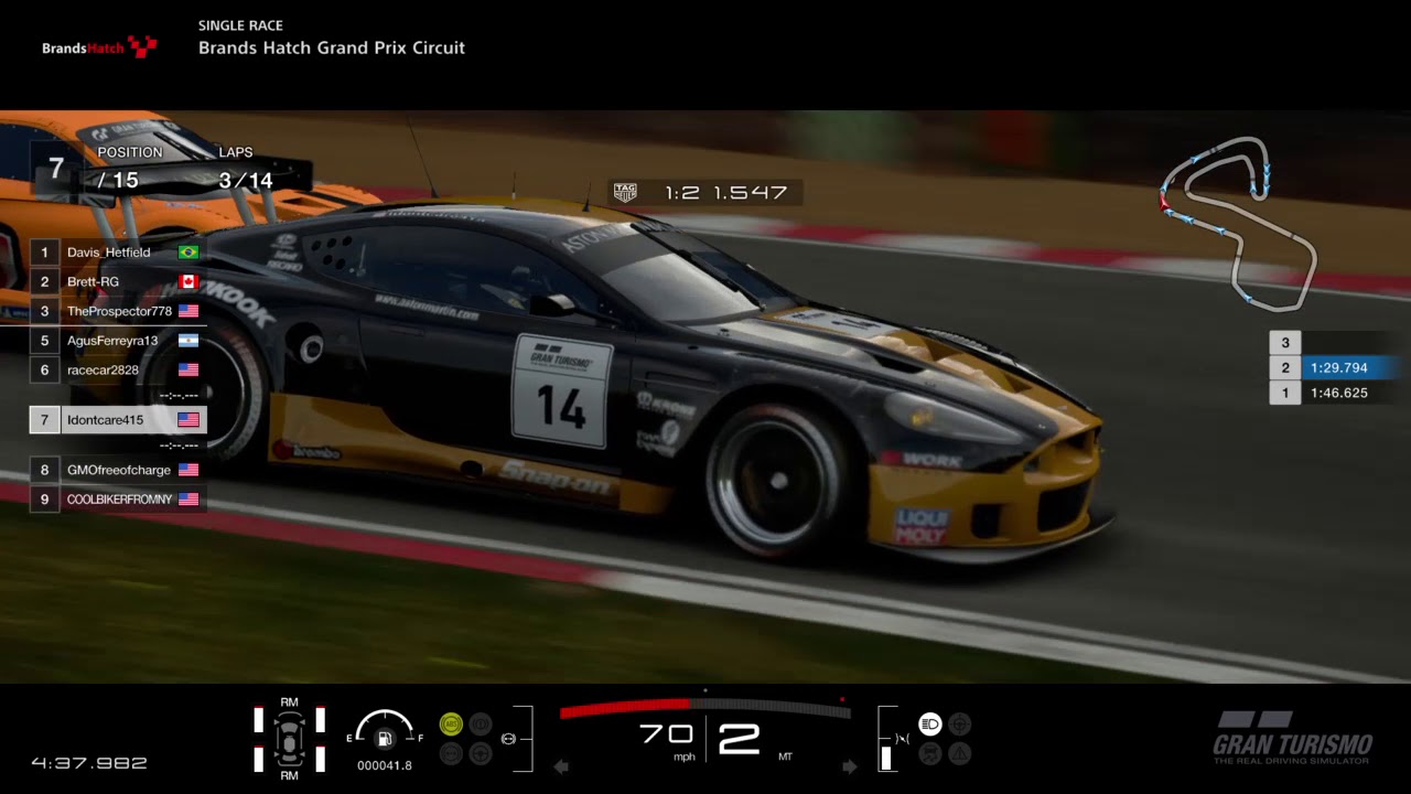 Gran Turismo®SPORT Daily Race Brands Hatch - YouTube