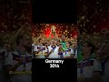 last 5 WC winners #wc2026 #wc #spain #argentina #germany #france #italy
