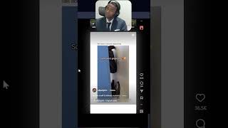Is that a dude?? 😭🥀💀 #fyp #reels #viral #streamer #reaction #suit #tie #live