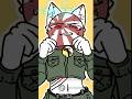 【CountryHuman】cat sad dance || チュールを与えればok✨ #countryhumans #カンヒュ #animationmeme