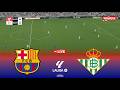 🔴Barcelona vs Real Betis - La Liga 2026 Match | Pes 21 Video Game Simulation