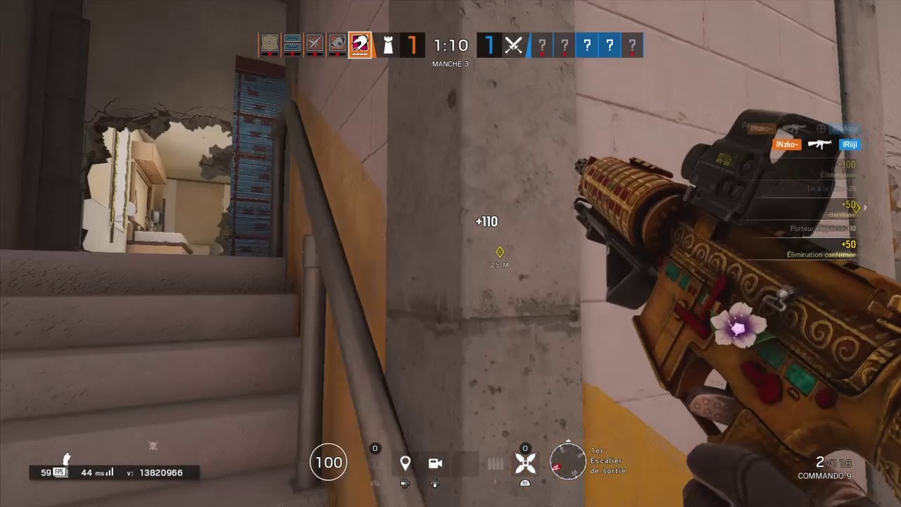 R6 Ace - Clutch 1vs4 ! - YouTube