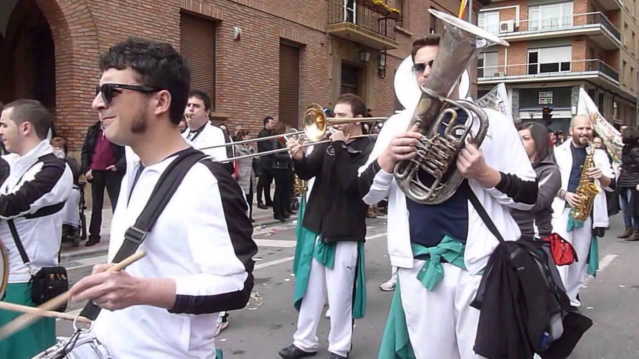 Calahorra La Rioja Fiestas de Marzo 2015 - Desfile Carrozas y Peñas