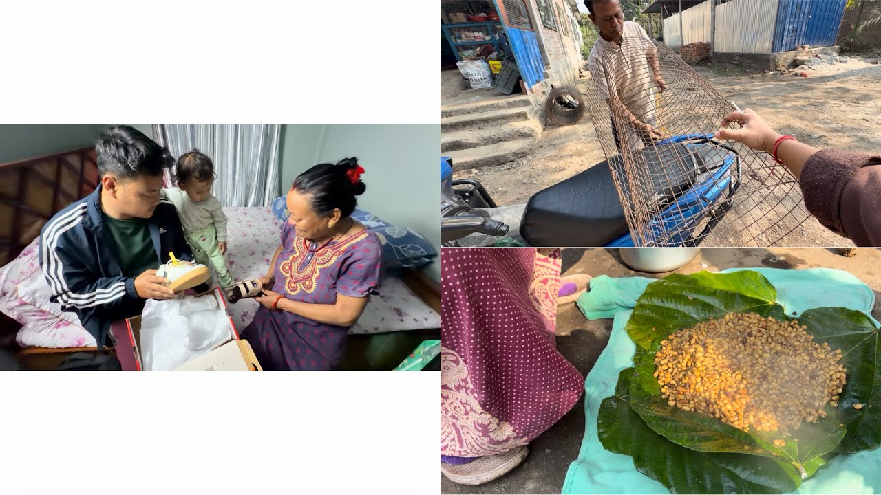 Bshi ko bata Sawan lai gift 🎁|| Ghar ma kam  kaila sakyana, Kinema banako 🥰