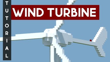 Minecraft | How to build a wind turbine