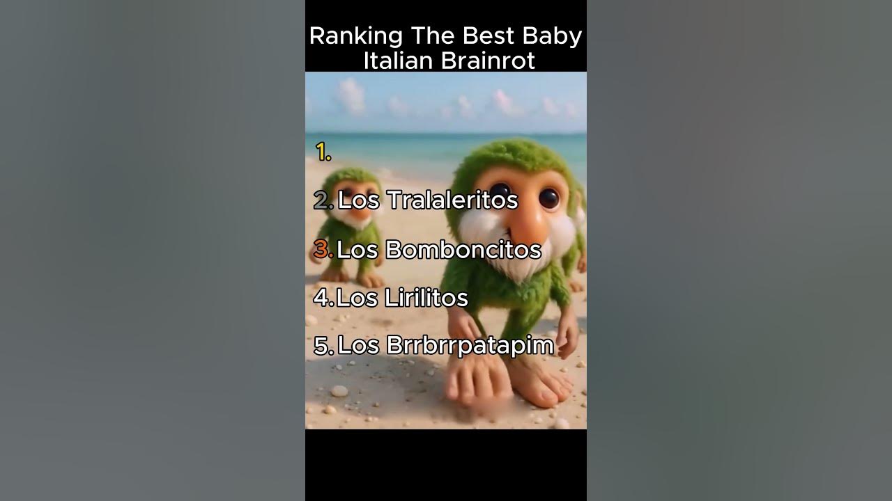 Ranking the Best Baby Italian Brainrot