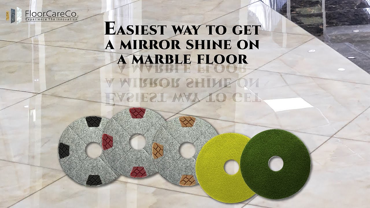 How to make marble floor spotless with a Diamond Polishing Pads