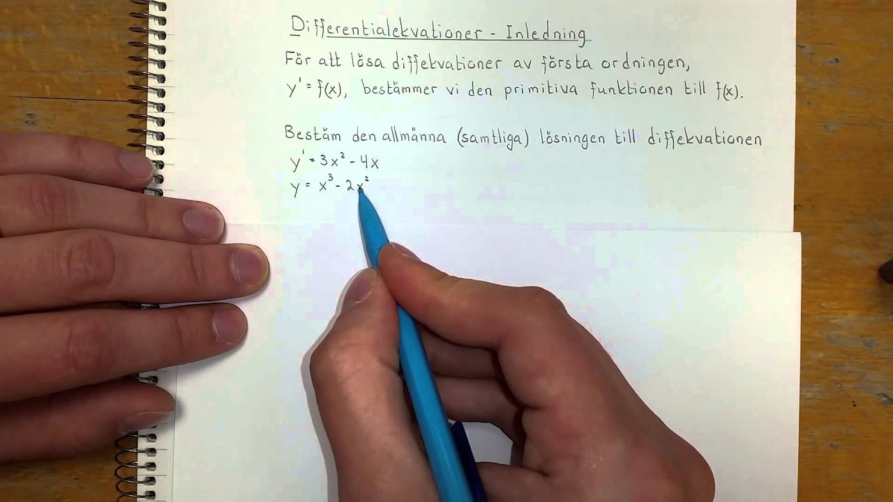 Ma5 Differentialekvationer - Inledning