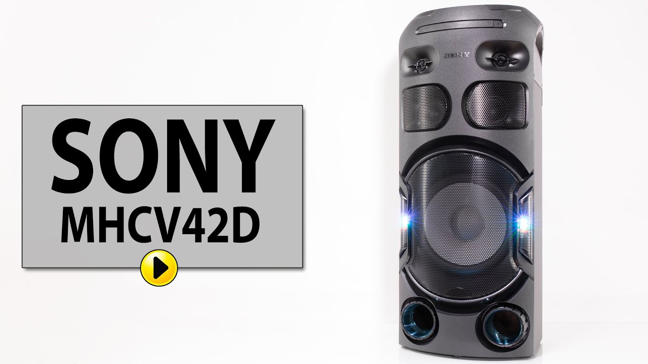 POWER AUDIO SONY MHC V42D YouTube