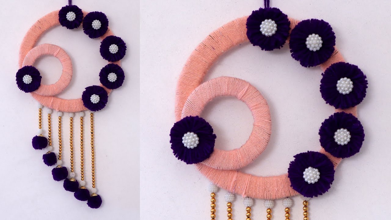 Best Home Decor Idea Out of Wool & Cardboard !!! Creative Ideas With