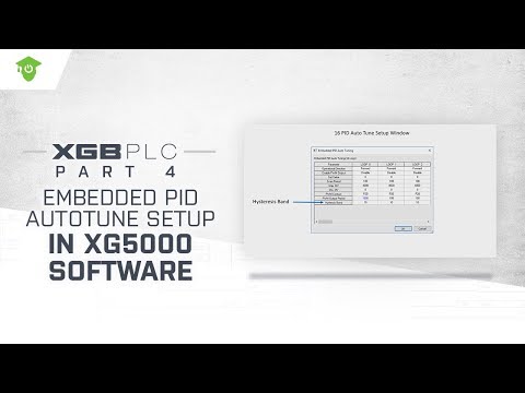 XGB PID Part 4: Embedded PID Autotune Setup in XG5000 software