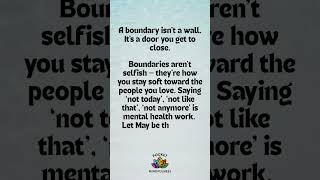 Breaking Down Boundaries: Building Bridges Not Walls #PersonalGrowth #EmotionalWellness