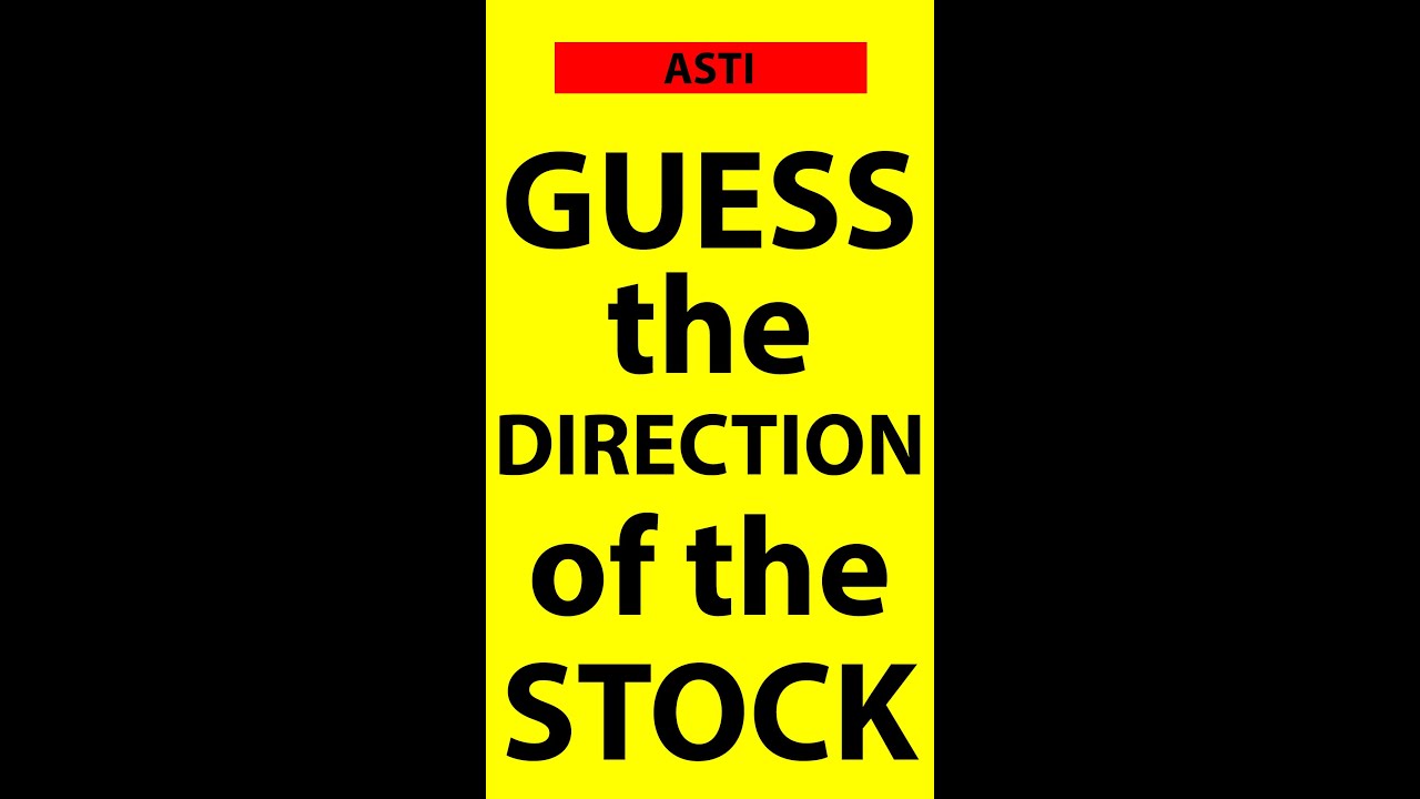 GUESS the DIRECTION of the STOCK!