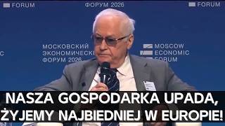 We Are The Poorest Of The Poor A Sharp Speech By A Russian Scientist At An Economic Forum